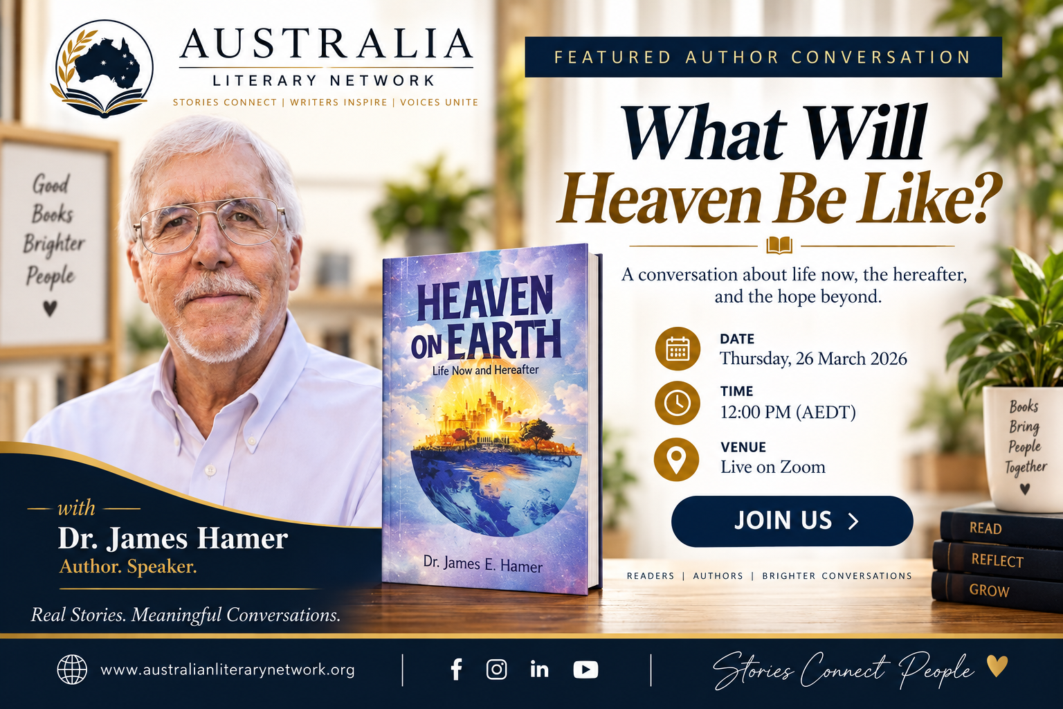 Heaven on Earth: Life Now and Hereafter by Dr. James E. Hamer