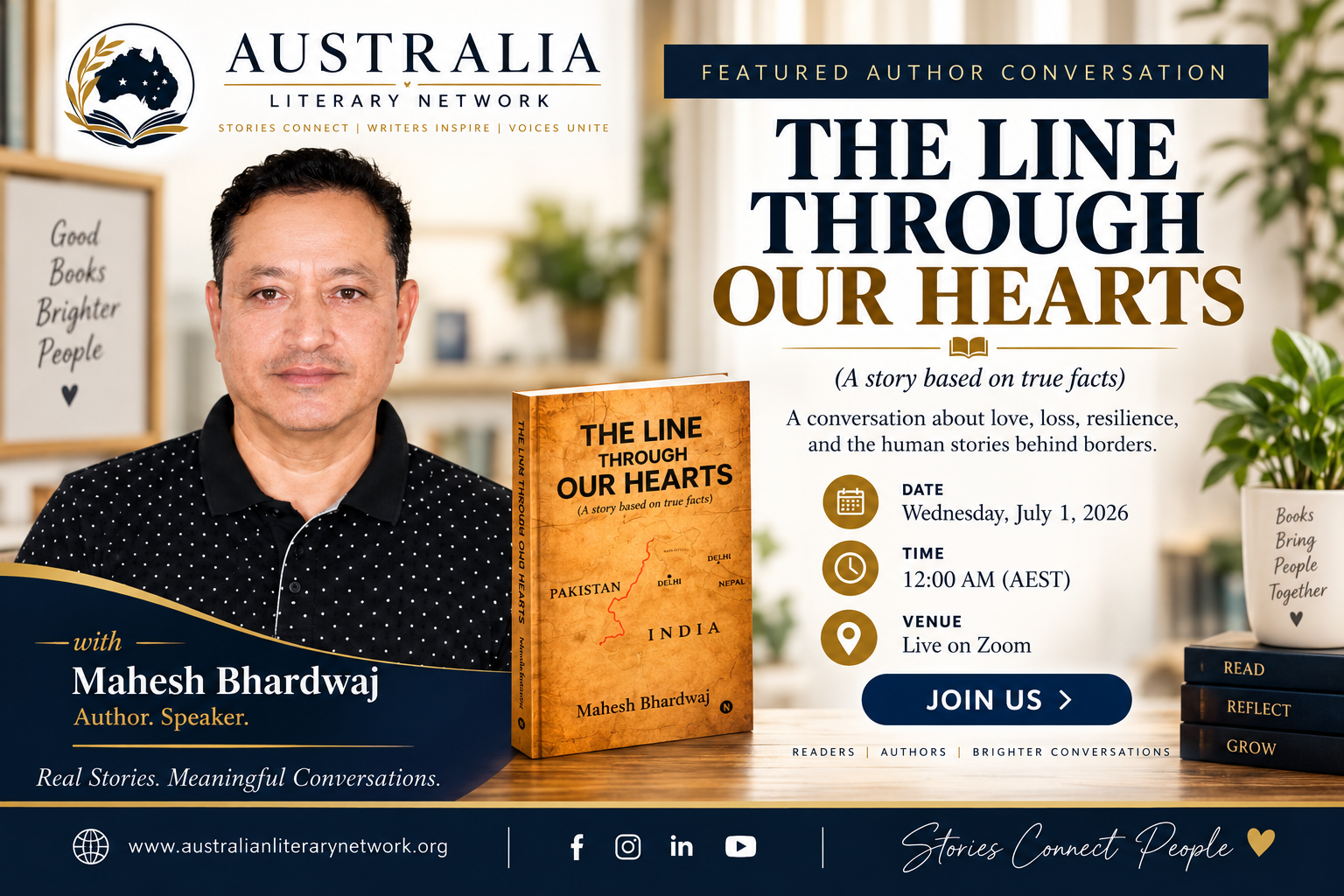 The Line Through Our Hearts by Mahesh Bhardwaj